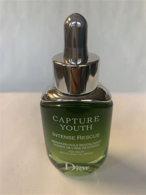 dior capture youth intense rescue age delay revitalizing oil serum|Dior Capture youth serum review.